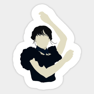 wednesday addams dance Sticker